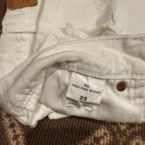 Denimist White Denim Jean Shorts Size 25 - Picture 3 of 3